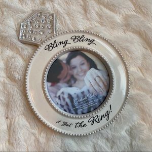 Bling Bling Engagement Photo Frame